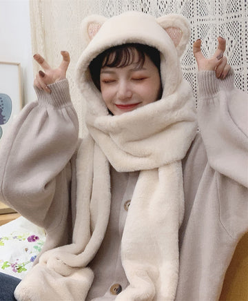 Cat ears beige