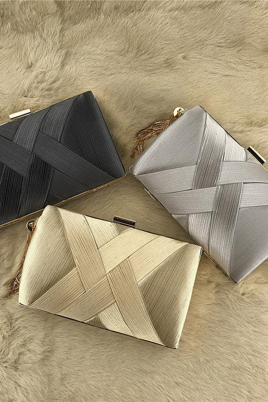 Dinner Satin Fashion Tassel Clutch - DanaFashionstore