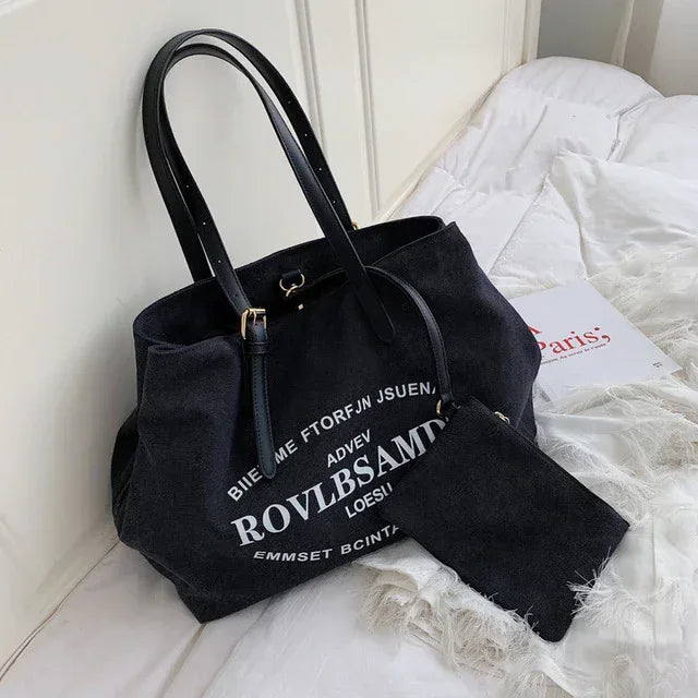 Canvas bag shoulder bag - DanaFashionstore