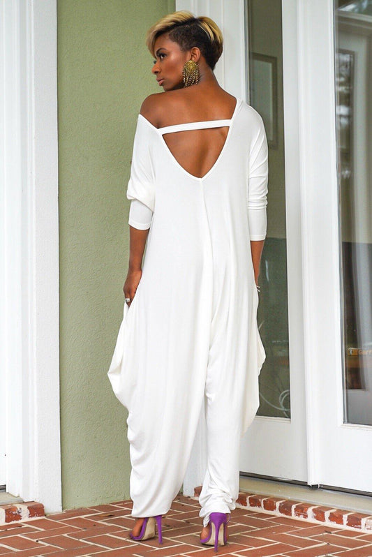 Oversized loose casual jumpsuit