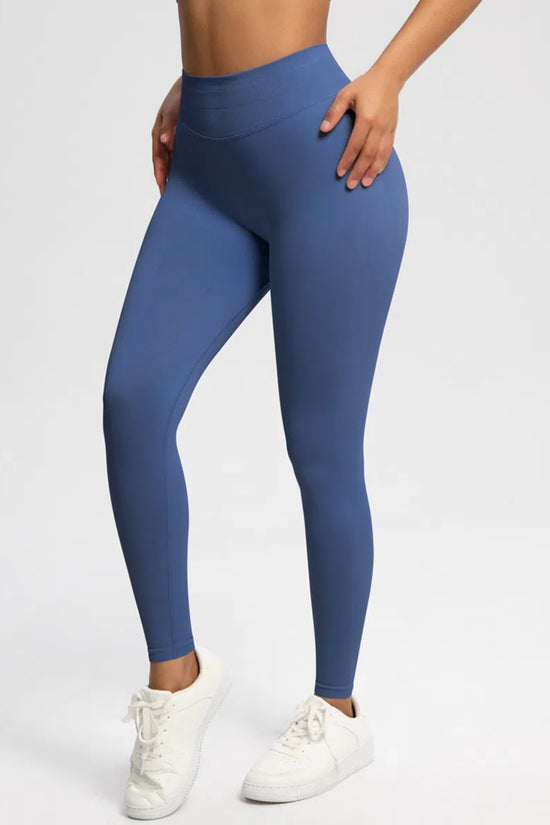 Sexy High Elastic Women's Solid Tights High Waist Workout Yoga Leggings, Scrunch Butt Lifting Elastic Pants, Tummy Control Butt Lifting Workout Yoga Athletic Pants - Dana Fashion