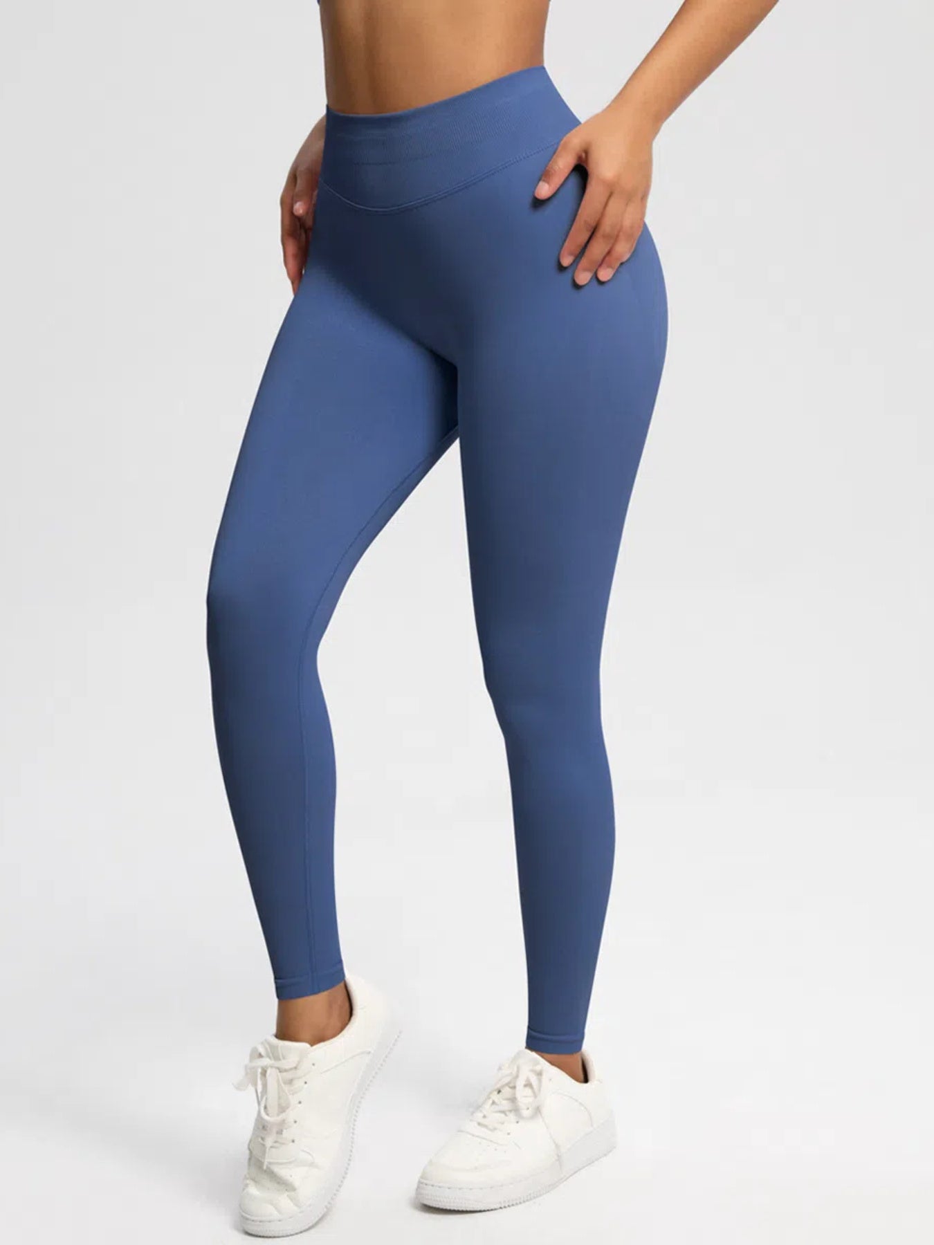 Sexy High Elastic Women's Solid Tights High Waist Workout Yoga Leggings, Scrunch Butt Lifting Elastic Pants, Tummy Control Butt Lifting Workout Yoga Athletic Pants - Dana Fashion