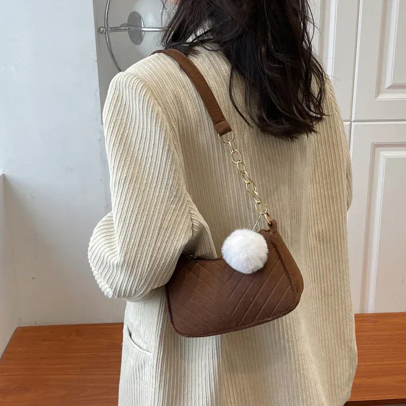 Casual Women's New Retro Solid Color Shoulder Messenger Bag - DanaFashionstore