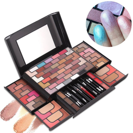 68 Colors Eye Shadow 8 Colors Blush 4 Colors Powder 3 Colors Eyebrow Powder Lipstick Makeup Set $89.00 Dana Fashion Color: 379N makeup Product information: Efficacy: Modification Number of colors: eight colors and above Color: 68 colors eye shadow, 8 colo