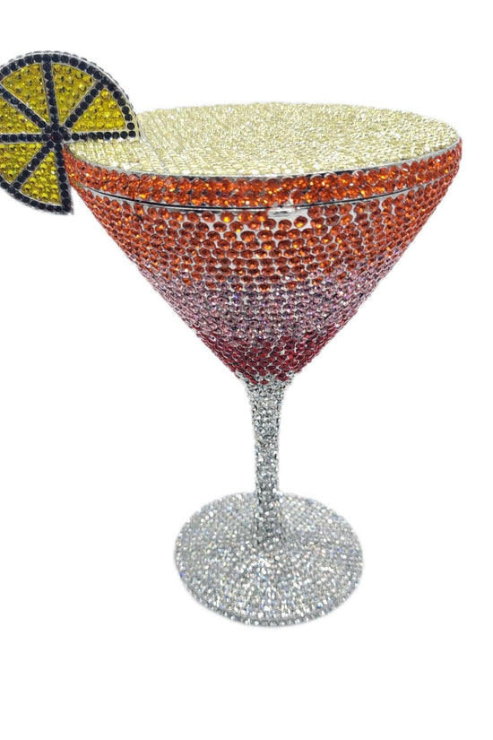 Cocktail Goblet Diamond Dinner Hand Bag Dana Fashion