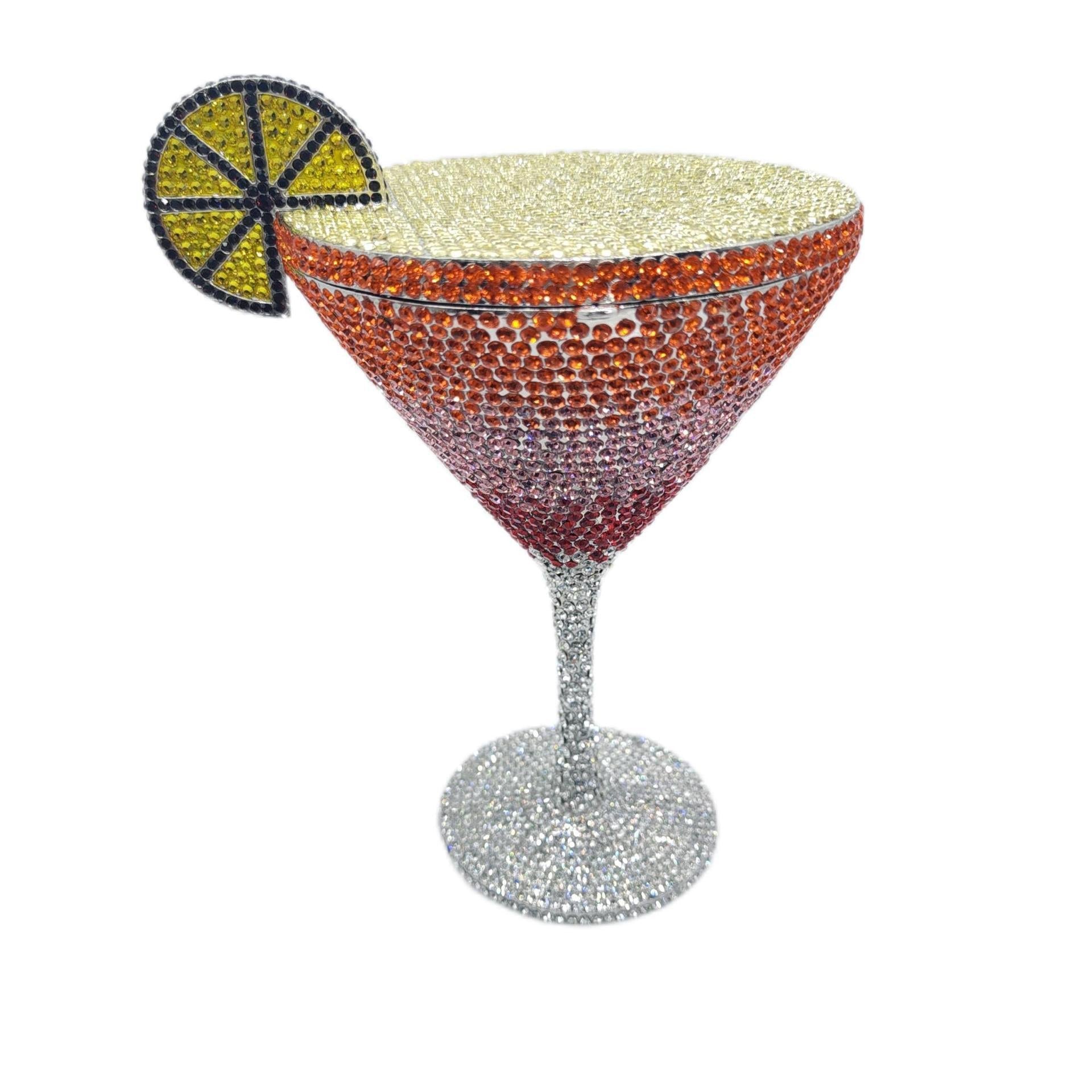 Cocktail Goblet Diamond Dinner Hand Bag Dana Fashion