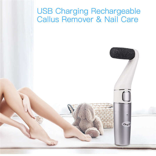 USB Rechargeable Foot File Professional Electric Feet Callus Remover Pedicure Foot Sander Dead Skin Callus Remover Foot Care $39.99 Dana Fashion Color: Black style: Battery models Beauty Tools Overview: Feature: USB charging design, more convenient to use