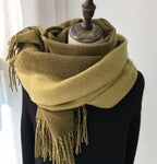 Double-sided Artificial Australian Wool Scarf Shawl - DanaFashionstore