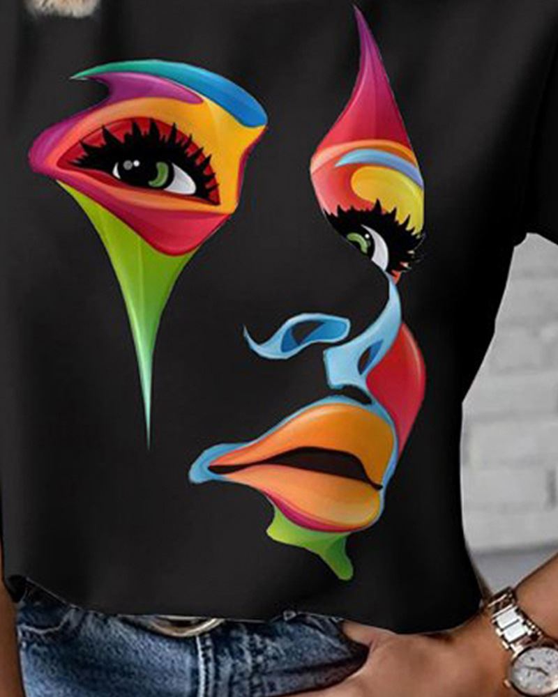 Women's Printed Sleeveless Casual Top