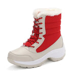 Plus velvet high-top women's shoes waterproof snow boots - DanaFashionstore