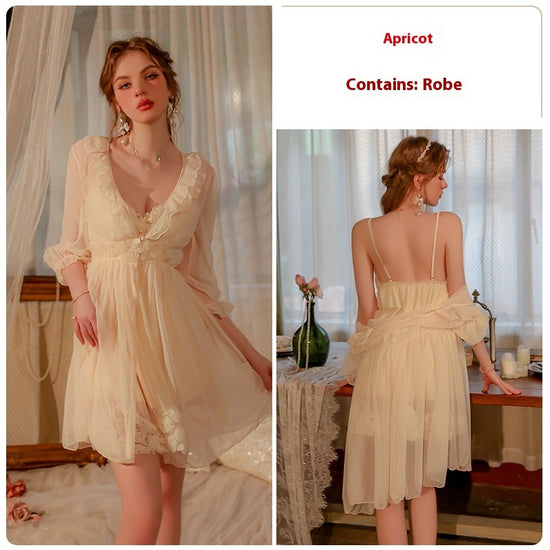 Lace Nightdress Nightgown Pure Desire Home Wear Suit - Dana Fashion