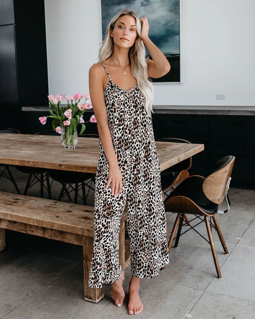 Tie-Dye Loose Pants Jumpsuit 2026 - Casual Colorful Jumpsuit - DanaFashionstore