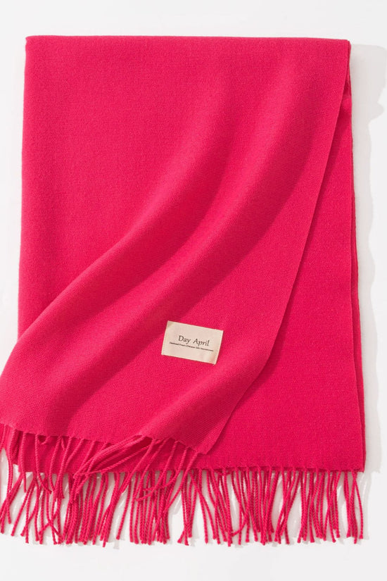 Pure Color Artificial Cashmere Scarf Women's Winter High-grade Shawl