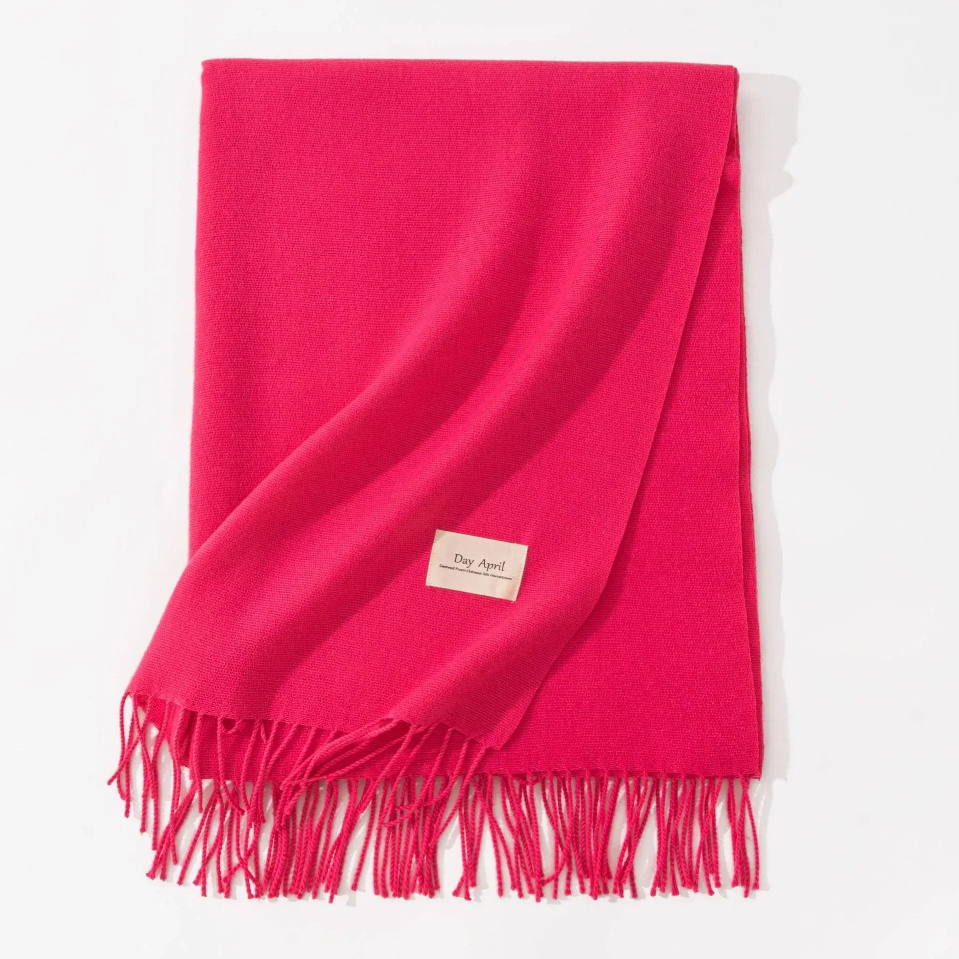Pure Color Artificial Cashmere Scarf Women's Winter High-grade Shawl - DanaFashionstore
