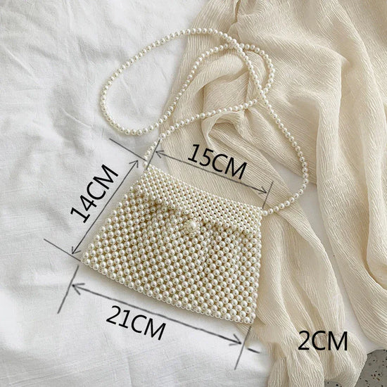 Pearl Bag Female Messenger Bag Wild Mini Retro Western Style Pearl - DanaFashionstore