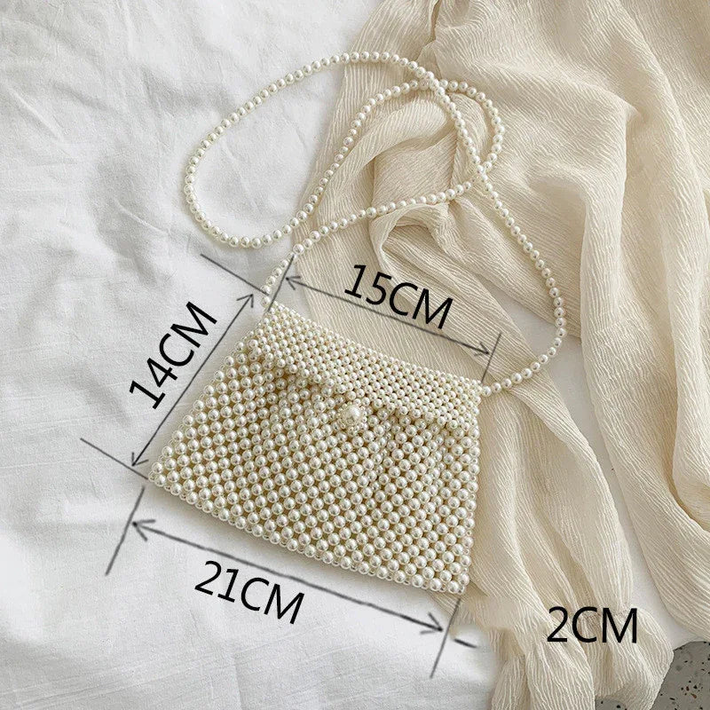 Pearl Bag Female Messenger Bag Wild Mini Retro Western Style Pearl - DanaFashionstore