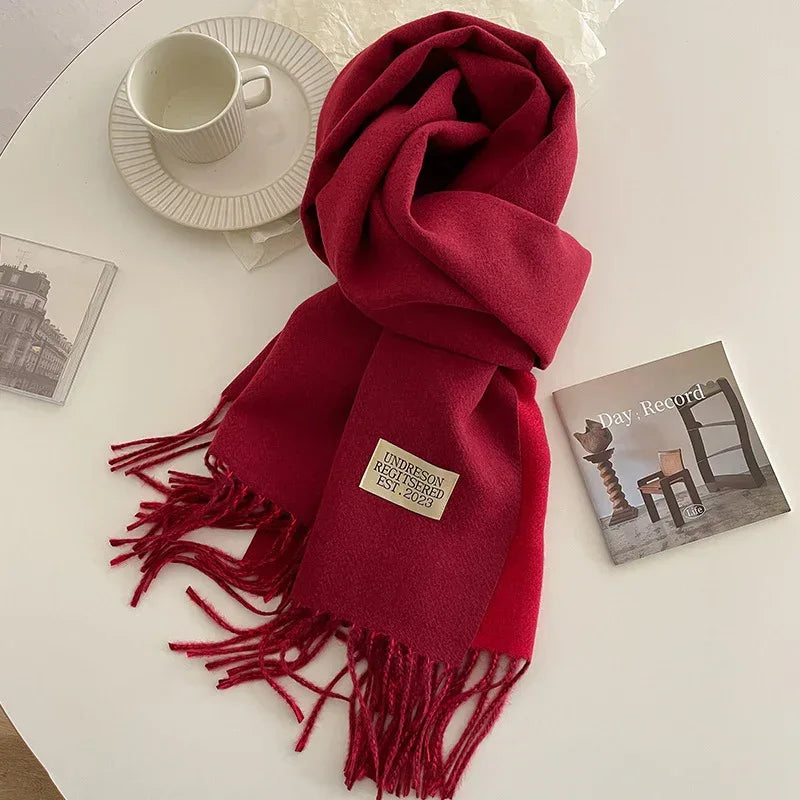 New Scarf Autumn And Winter Popular Color Matching Cashmere Scarf For Women - DanaFashionstore