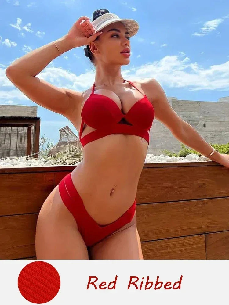 Bikini Backless Skinny New Swimwear Women - DanaFashionstore