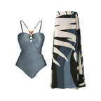 Women's Swimsuit Covered Belly Thin Bikini Suit - DanaFashionstore