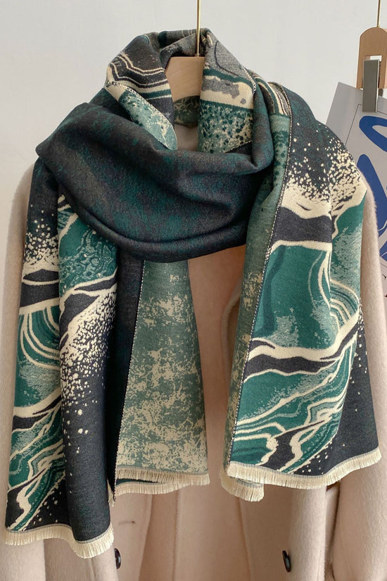 Style Double-sided Thickened Warm Scarf