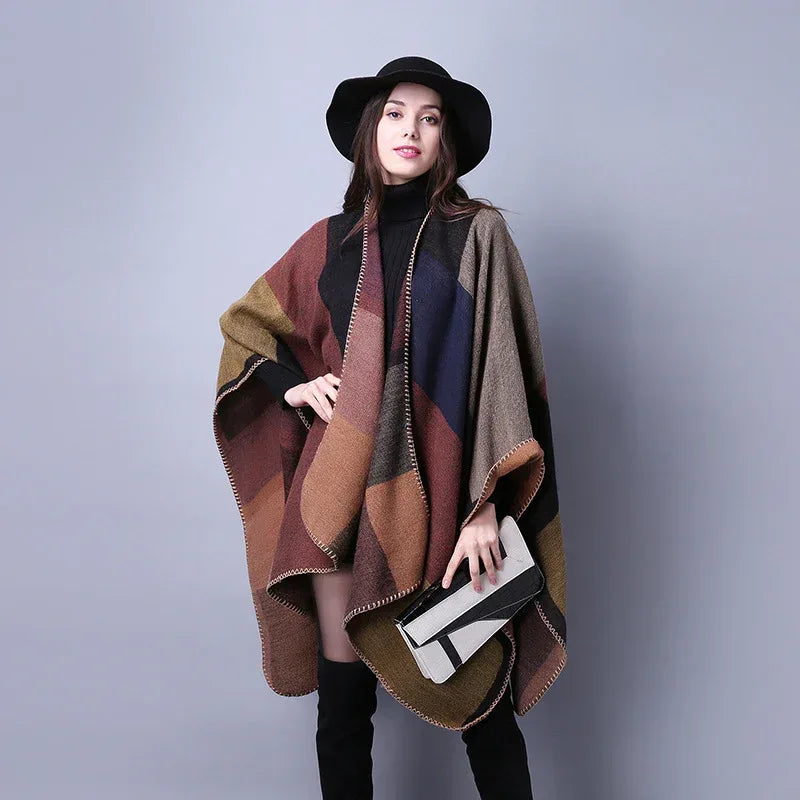 Autumn And Winter Scarf Versatile Lattice Ladies Travel Shawl - DanaFashionstore
