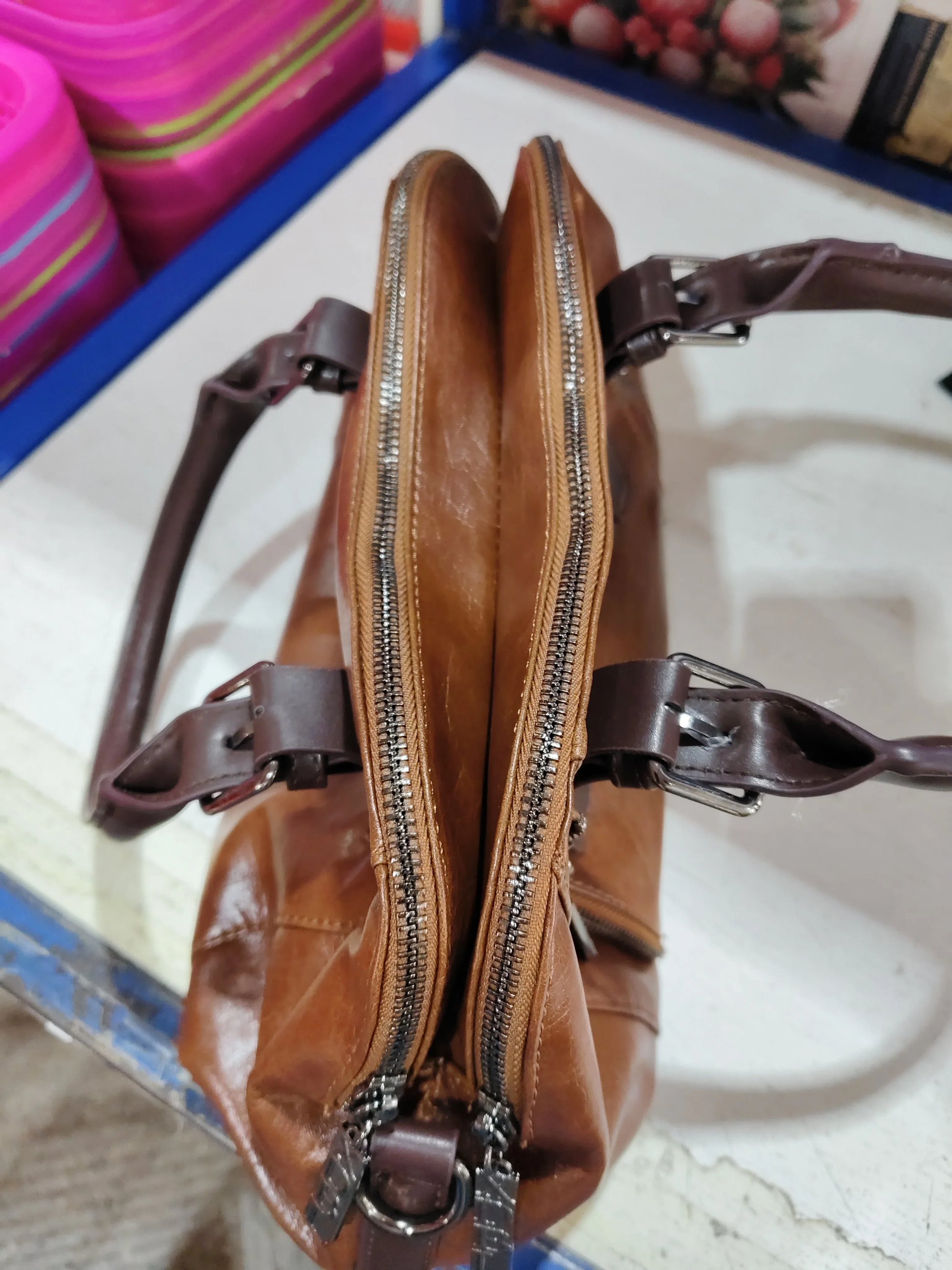 One-shoulder Portable Messenger Large-capacity Soft Leather Female Bag - DanaFashionstore