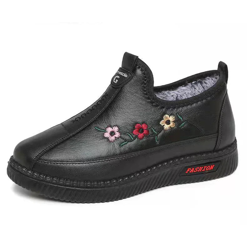 Middle-aged And Elderly Cotton Shoes With Velvet Thickening - DanaFashionstore