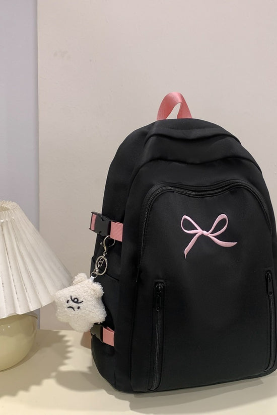 Large Capacity Girl Bow Backpack With College Style - Dana Fashion