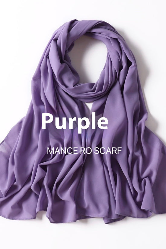 Pure Color Pearl Chiffon Scarf Headcloth Veil Chiffon Scarf