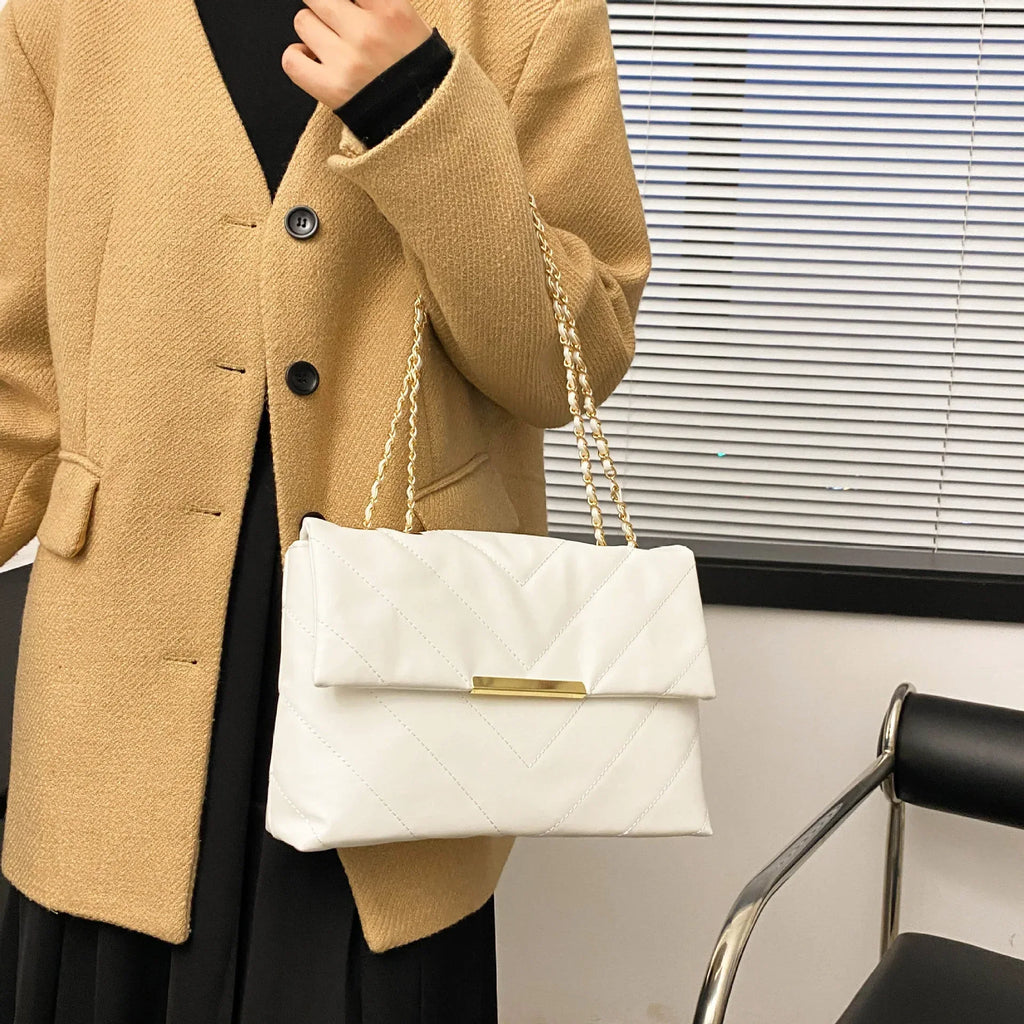 Simple Portable Casual Fashion Crossbody Diamond Embroidery Thread Chain Bag - DanaFashionstore