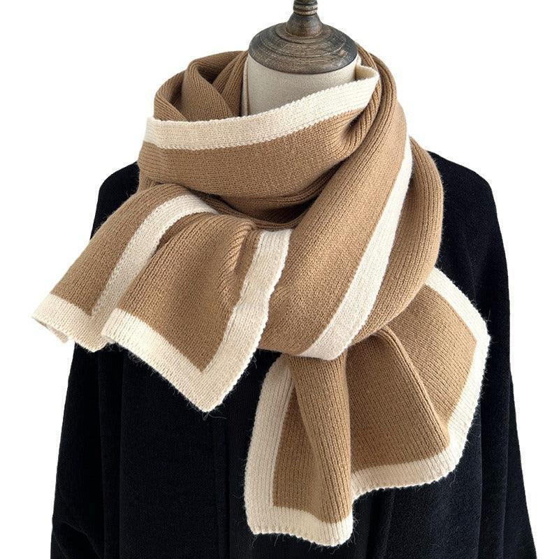 Color Matching Scarf Knitted Wool Scarf - DanaFashionstore