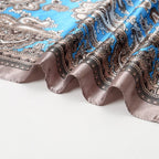 Paisley Printed 90 Square Scarf Retro Fashion Shawl - DanaFashionstore