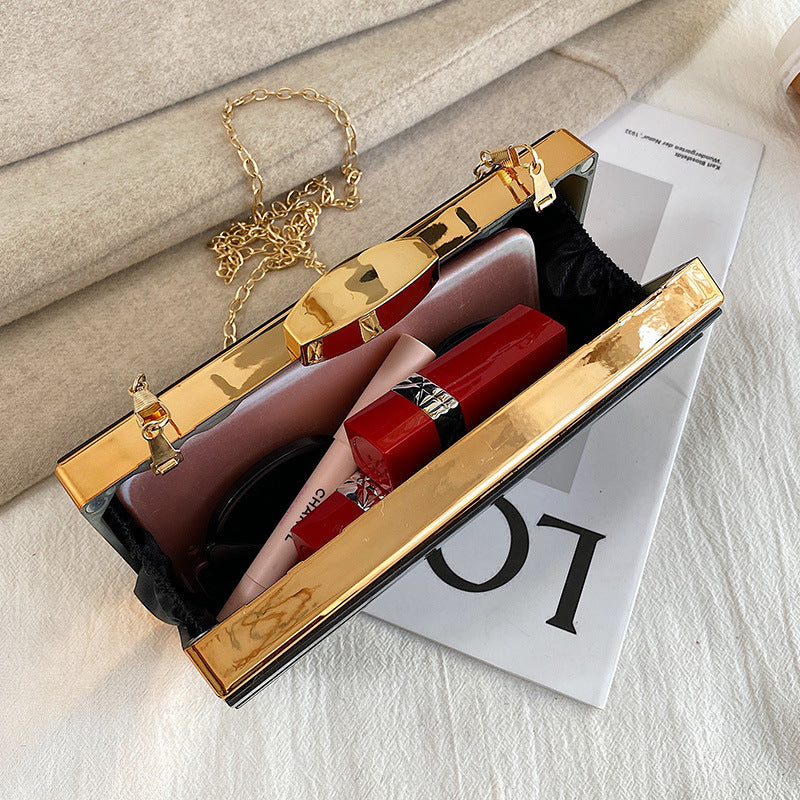 Women's High-end Patch Acrylic Evening Bag - Dana Fashion