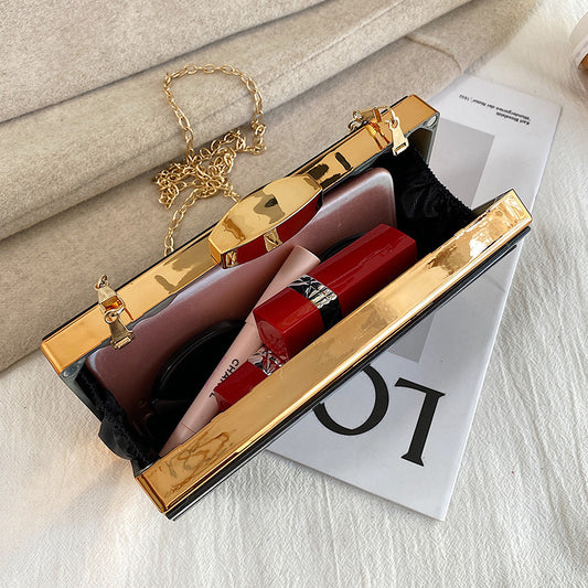 Women's High-end Patch Acrylic Evening Bag - Dana Fashion