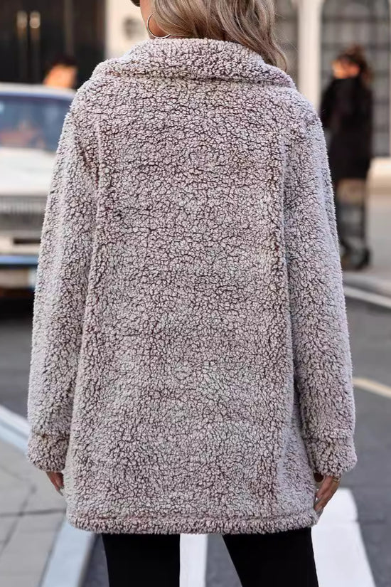 Casual Loose Cardigan Cotton-padded Jacket For Women