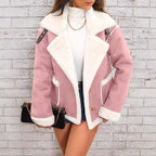 Fashion Polo Collar Plush Jacket 2026 - Winter Warm Casual Jacket - DanaFashionstore