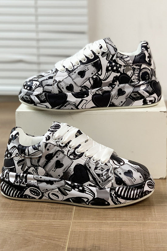 Hand-painted Shoes Women's Platform Casual Shoes Painted Sports