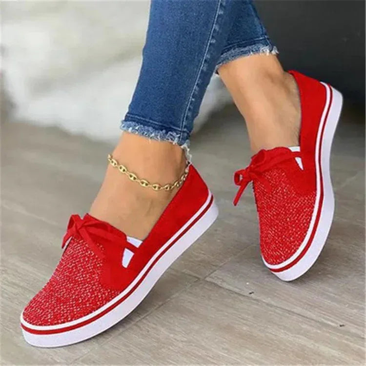 Fall New Flat Shoes Female Low Top Shallow Mouth - DanaFashionstore