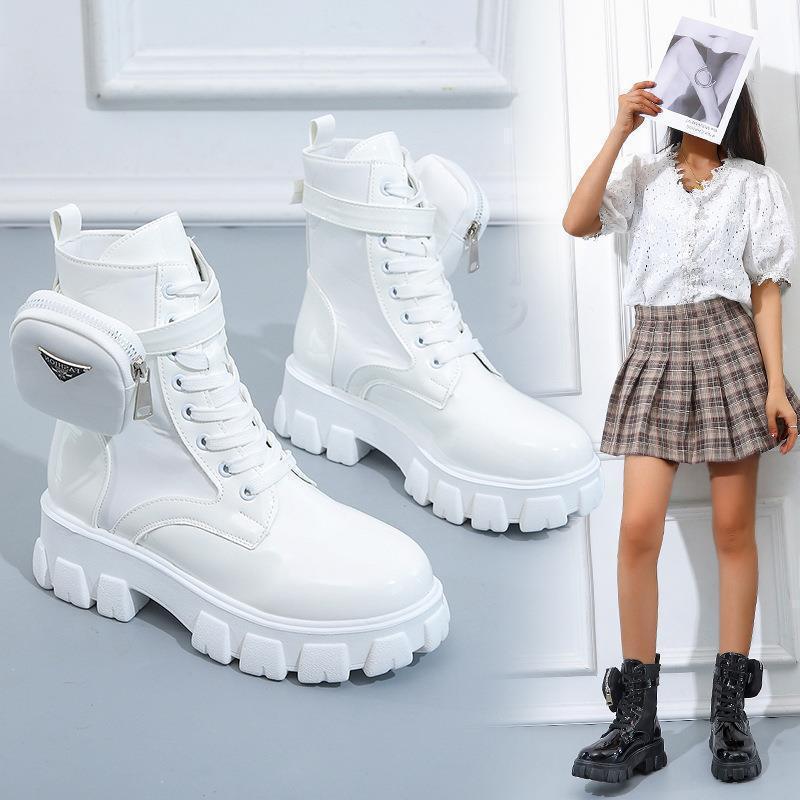 Fashion Pocket Mid-calf Platform Martin Boots - DanaFashionstore