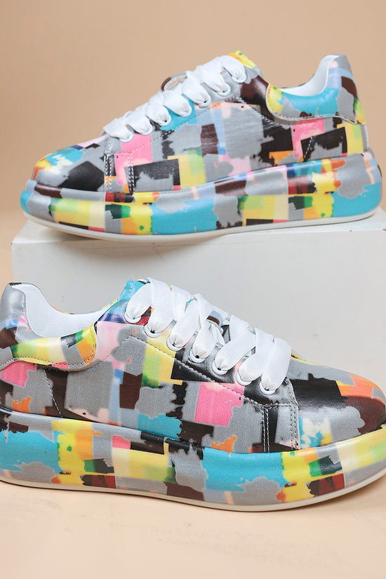 Hand-painted Shoes Women's Platform Casual Shoes Painted Sports
