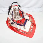 Digital Printed Square Silk Scarf - DanaFashionstore