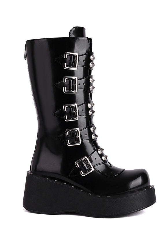 Autumn And Winter Thick Bottom High-heeled Belt Buckle