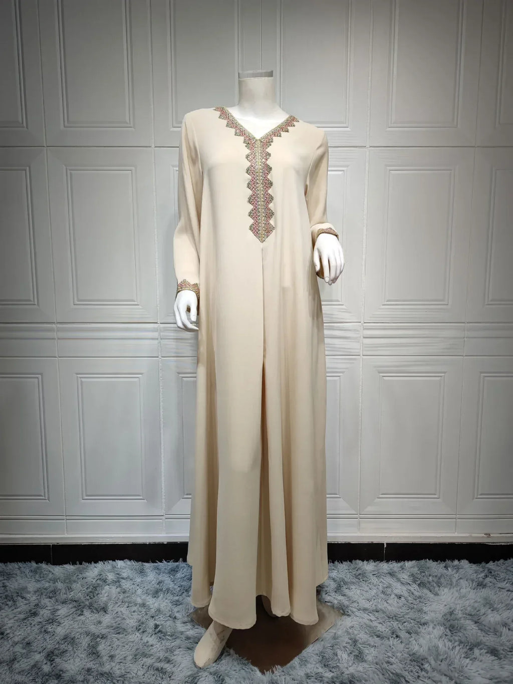 Middle East Muslim Women's Swing Dress - Elegant Modest Fashion - DanaFashionstore