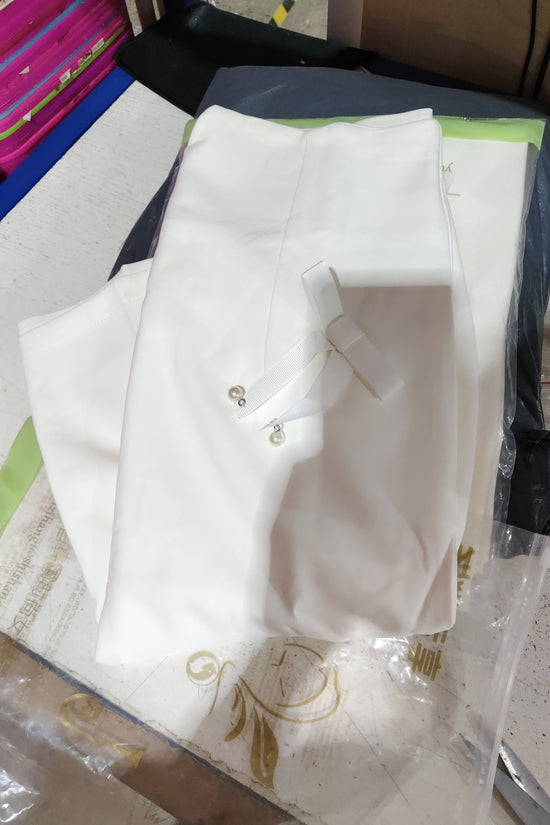 Big size skirt with one-step bottom