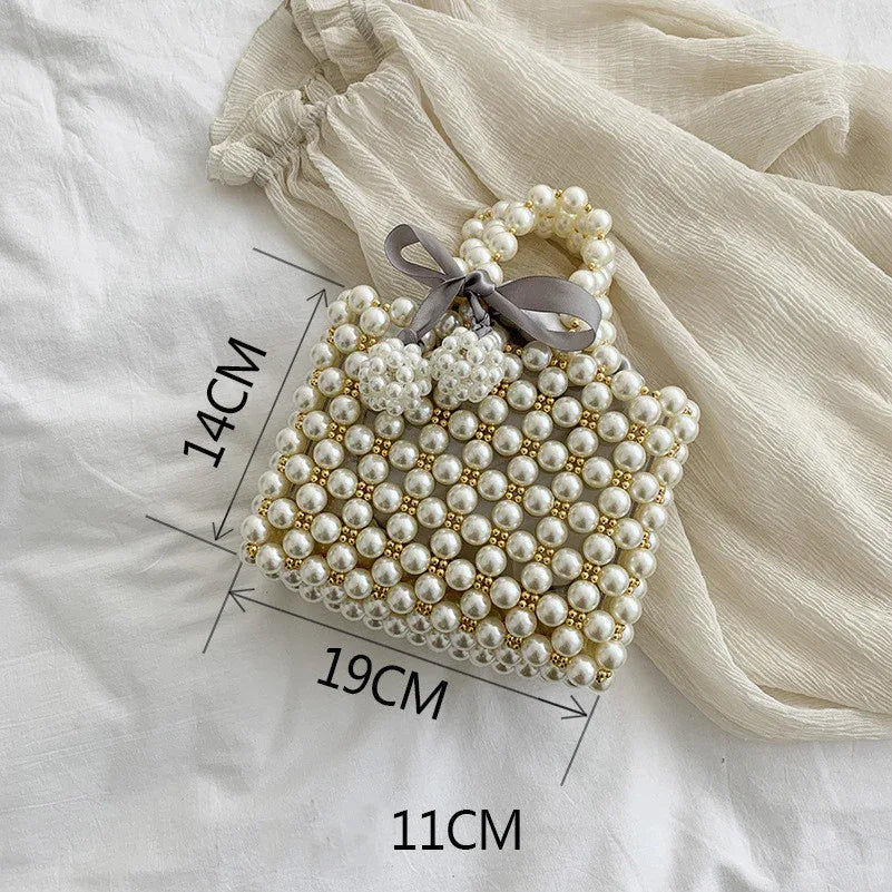 Pearl Bag Female Messenger Bag Wild Mini Retro Western Style Pearl - DanaFashionstore