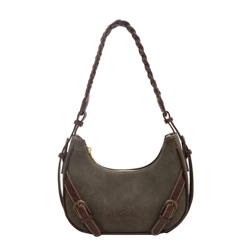 Retro Underarm Baguette Shoulder Selenodont Bag - Dana Fashion