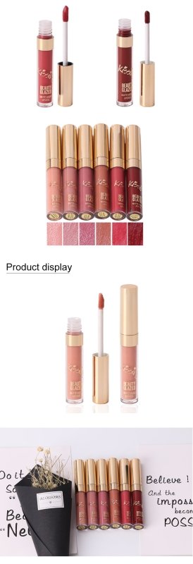 6Pcs/set Liquid Matte Lipstick Easy To Wear Long-lasting Lip $25.00 Dana Fashion Net content: Ten makeup 6Pcs/set Liquid Matte Lipstick Easy To Wear Long-lasting Lip