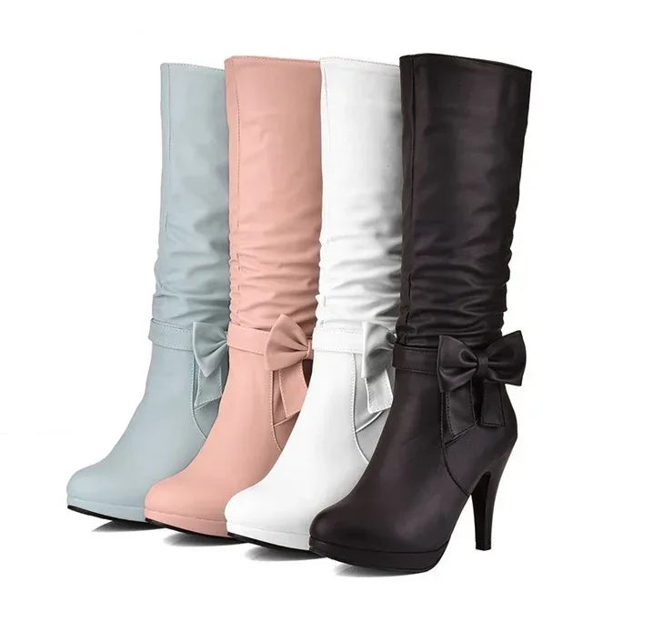 Bow with round head Martin boots - DanaFashionstore