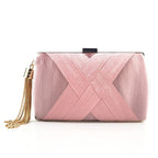 Dinner Satin Fashion Tassel Clutch - DanaFashionstore
