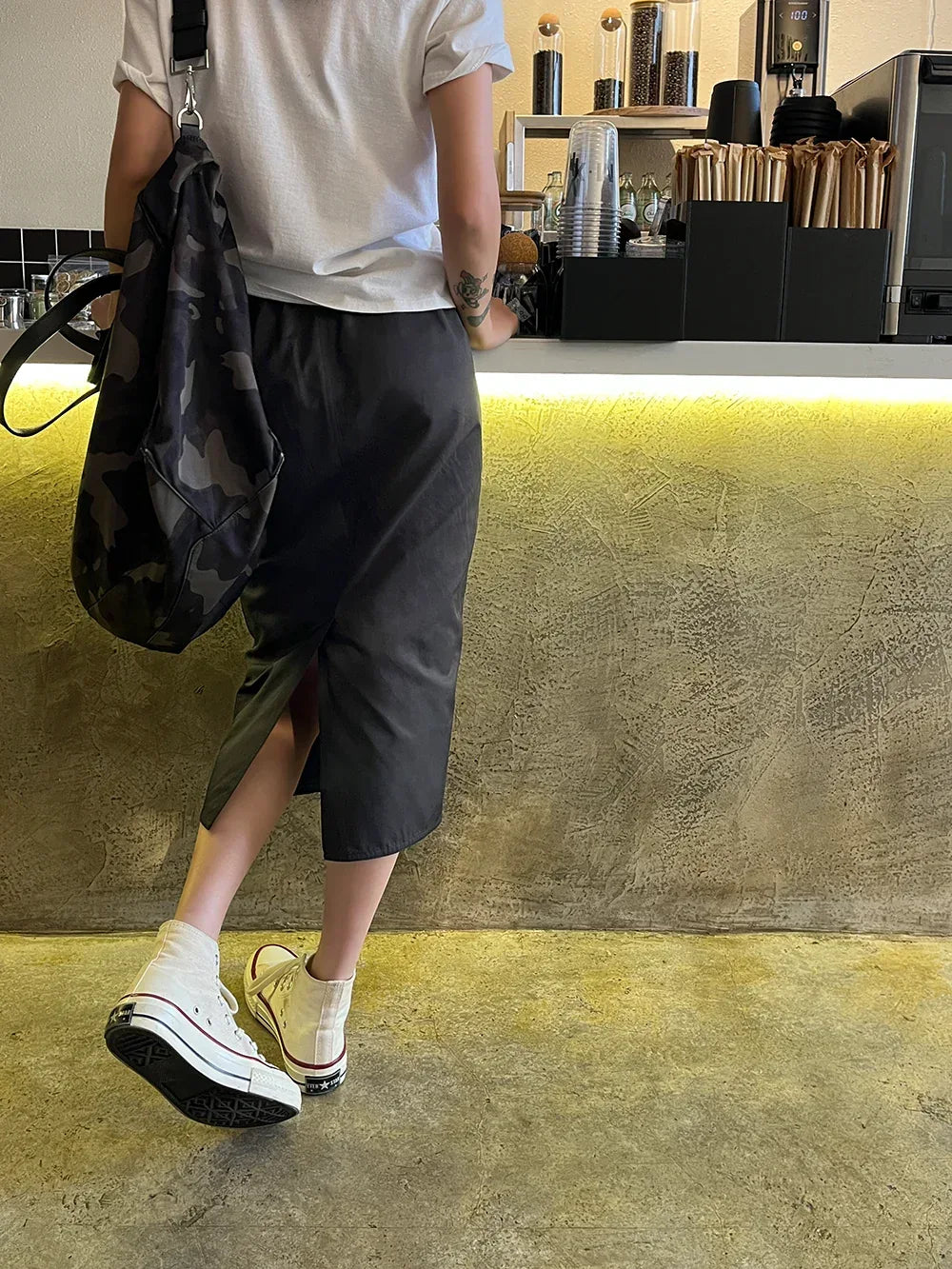 Women's Zip Skirt Slimming Mid-length Straight Skirt - DanaFashionstore